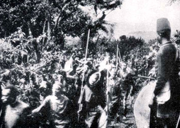 approaching camp, Kenya, July 22, 1922