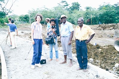 Martine and Vanuatu friends