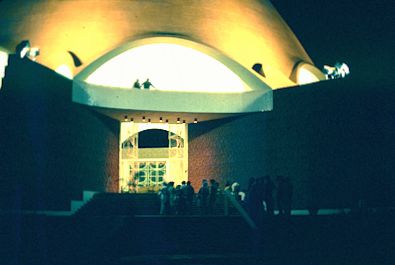 temple at night