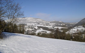 view of Frangy from Signy