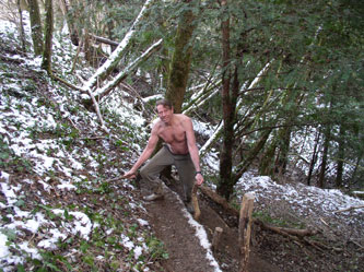 me at edge of property