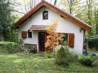 Chalet in autumn