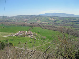 view from Chaumont Castle