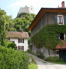 Castle from village