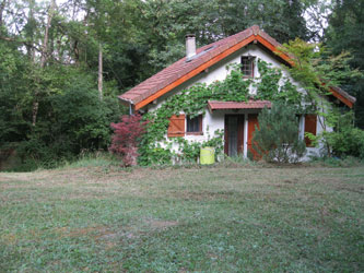 chalet after mowing and pruning