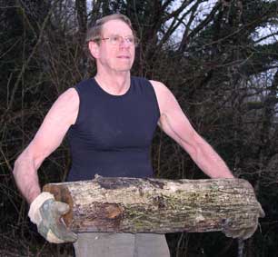 Carrying log