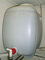 rainwater tank for toilet
