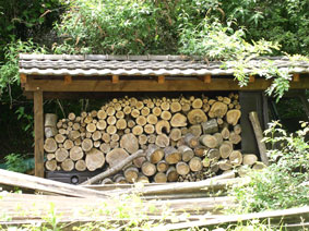 Truck woodshed