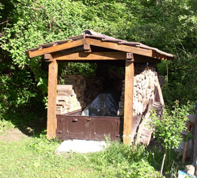 Truck woodshed