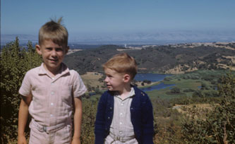 Keith and me, July 1946