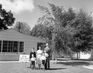 Christmas picture, Palo Alto, Dec.1952