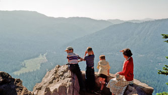 Wawona Point, Yosemite, Aug.1953