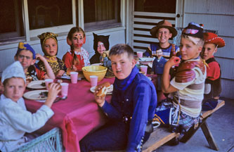 my birthday party, Aug.1953