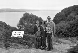 Christmas family picture, Inverness, Oct.1955