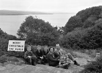 Christmas family picture, Inverness, Oct.1955