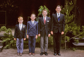 Stevenson School graduation 1956