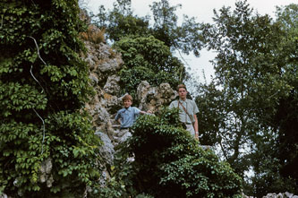 Greg and me, Avignon, France, 4 July 1960