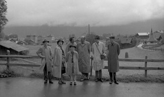 Wengen, Switzerland with Prof. Spiegelberg 25 June 1960