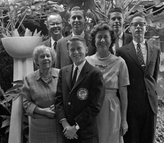 Christmas family portrait 1961