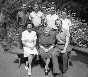 Christmas family portrait 1962