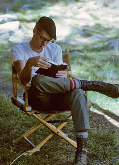 me reading, White Wolf, Yosemite