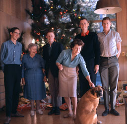 Family at Christmas 1963