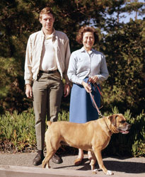 me with Mother and Becky 1965