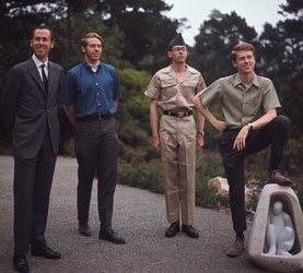 Family in Pebble Beach, July 1969