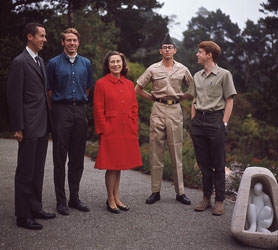 Family in Pebble Beach, July 1969