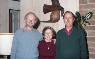 Dad, Mother and Keith, Carmel 1985