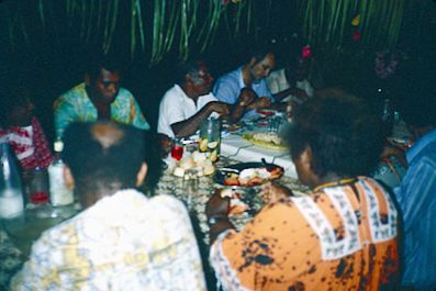 Kanak farewell for Martine