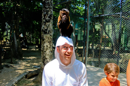 Alex and monkey