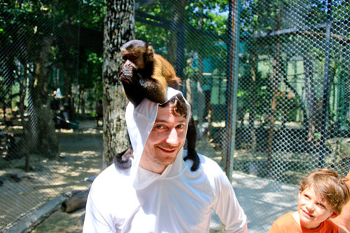 Alex and monkey