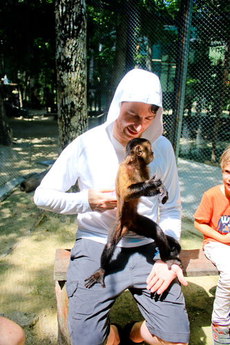 Alex and monkey