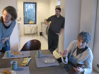 Agnès, Alex and Martine