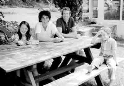Family at Vallée des Colons 1984