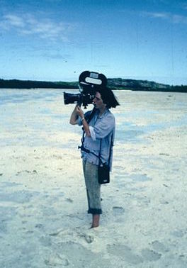 Filming on Ouvea