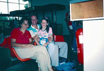 Departure at the airport