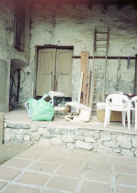 La Pallud courtyard