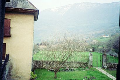 La Pallud courtyard from upstairs