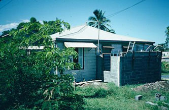 bathroom under construction