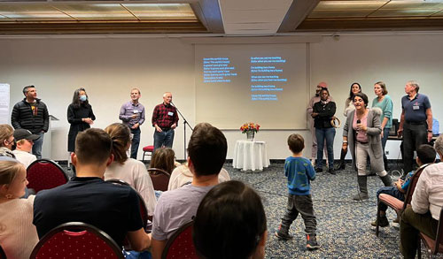 Leysin Winter School singing