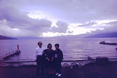 Ito family at Lake Shikotsu