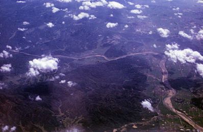 Aerial view of Korea