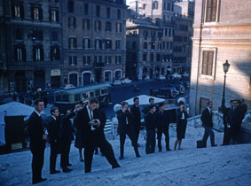 Stanford students, Spanish Steps