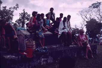 Stevenson's grave, Mt. Vaia