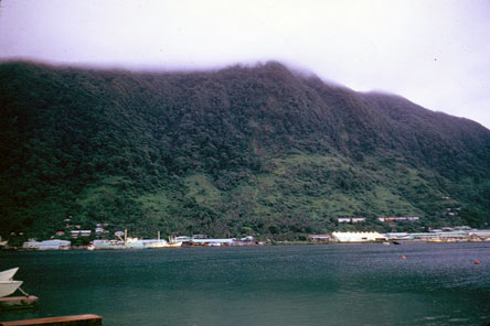 Pago Pago canneries from port