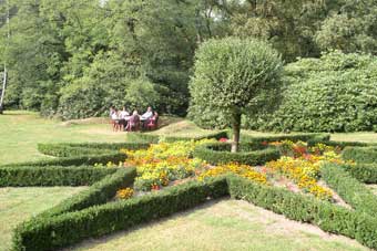 in the gardens