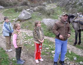 with the woodcutter