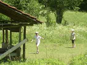 Gregy and Joyce in the meadow